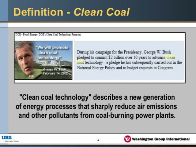 "פחם נקי" | "Clean Coal" | ניקסון