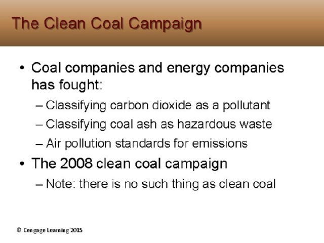 "פחם נקי" | "Clean Coal Campaign"