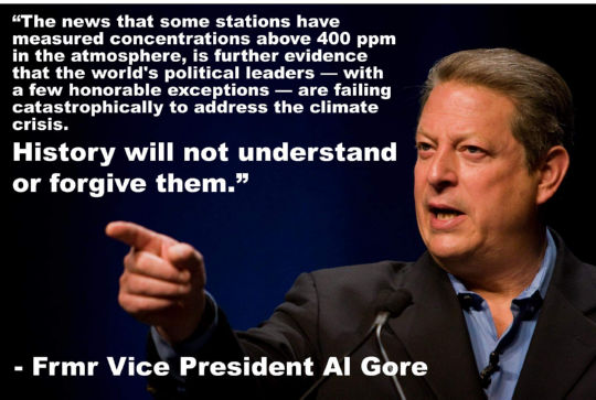 אל גור, לשעבר סגן נשיא ארה"ב: "ההסטוריה לא תבין ולא תסלח לפוליטיקאים שלא פעלו כדי להילחם במשבר האקלים"