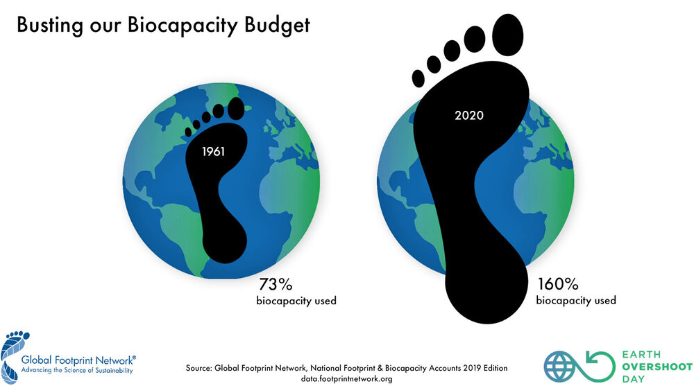 לפרוץ את תקציב יכולת הנשיאה הביולוגי | Busting our Biocapacity Budget