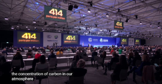 David Attenborough addresses world leaders at COP26 in Glasgow, saying humans are powerful enough to address climate change
