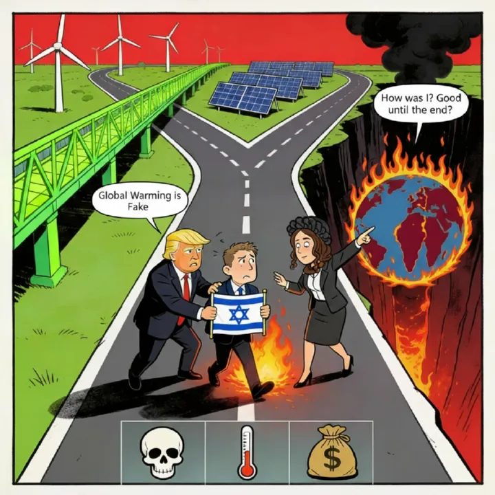 משרד החוץ והשרה להגנת הסביבה עידית סילמן מקדמים פרישה מהסכם פריז, ההסכם הבינלאומי המרכזי למאבק בהתחממות הגלובלית - והכל בשביל לרצות את דונלד טראמפ.