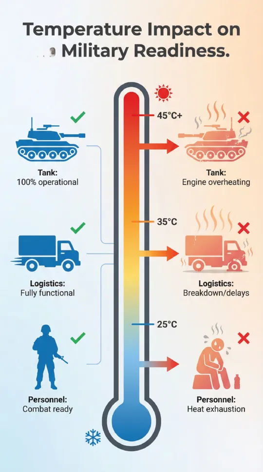 השפעות האקלים על מוכנות הצבא