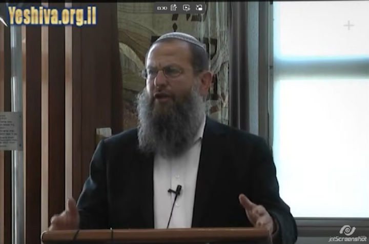 הרב חיים גנץ צילום מסך המהפכה השלישית